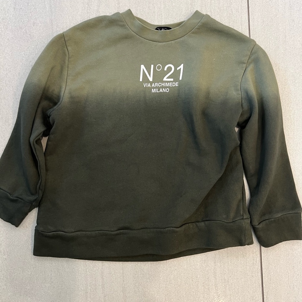 N•21 kids pull over sweatshirt